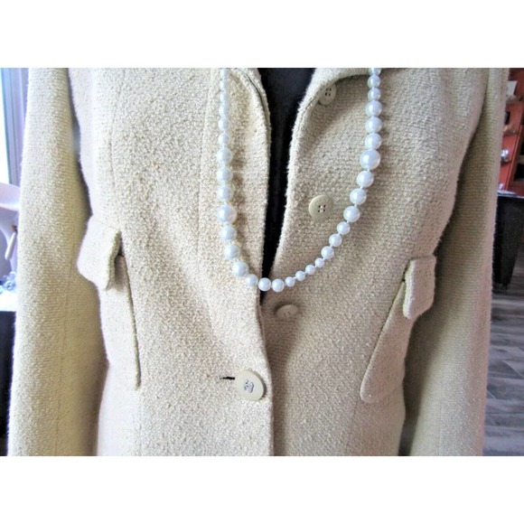 CHANEL Light Mustard Yellow Skirt 2 Piece Suit, Size 42 - Picture 4 of 12